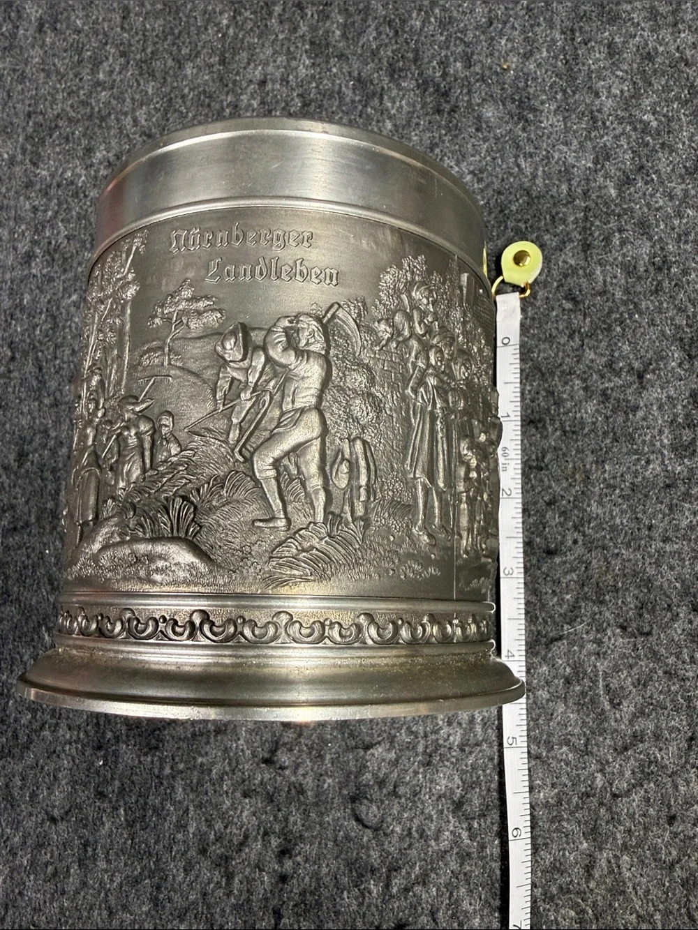 Pewter-Style Decorative Planter in Silver